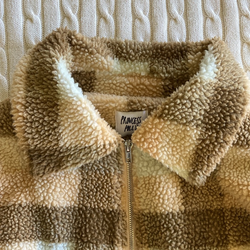 Princess Polly Dorian Checkered Jacket - Size 2 - Picture 7 of 12